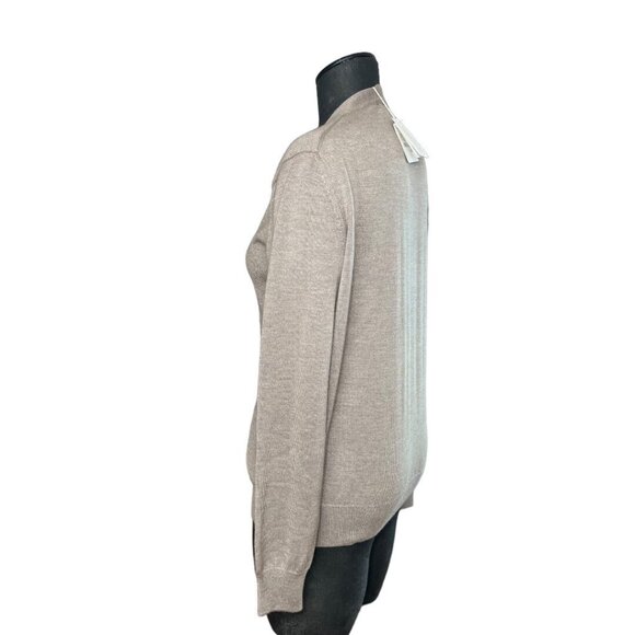 Hermes Womens Cardigan Pebble Gray Cashmere Silk Knit EU Size 40 Sweater New Tag - Picture 11 of 16